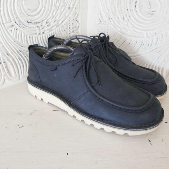 Mens Kickers Shoes Black - Picture 5 of 8